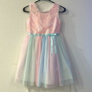 Rainbow Girls Dress